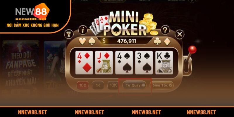 Bí mật khiến mini poker được nhiều người lựa chọn